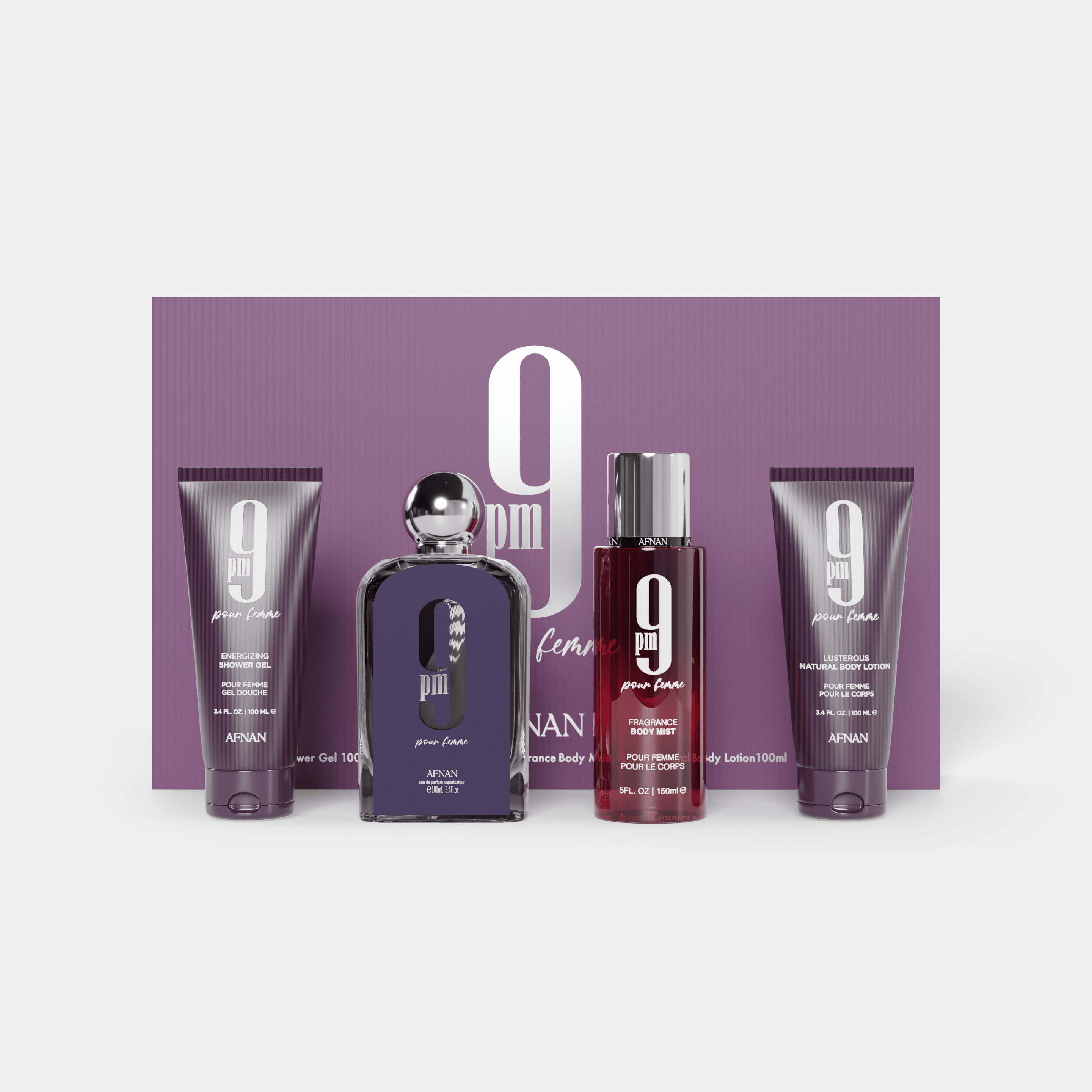 GESCHENKSET 9 PM POUR FEMME
